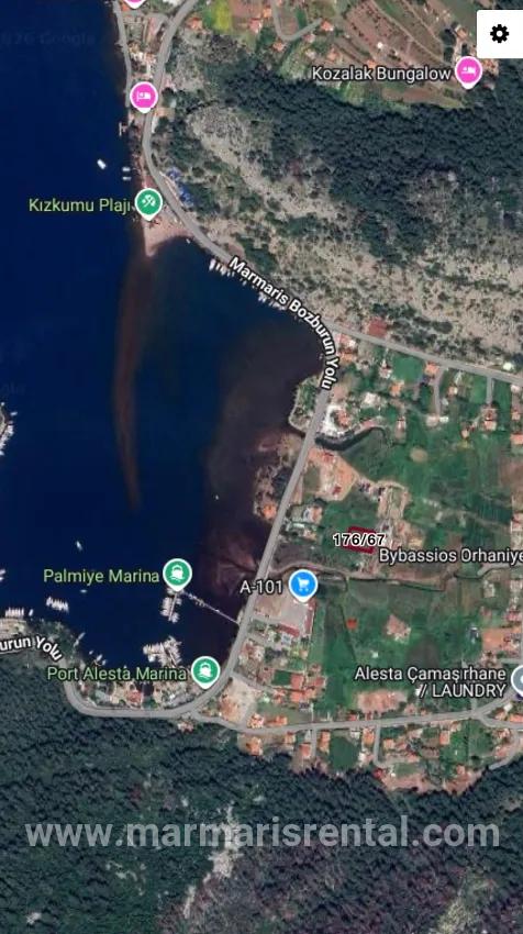 Feld Zu verkaufen in Orhaniye Bz. Marmaris - Feld-Zonierung - 1.250 m²