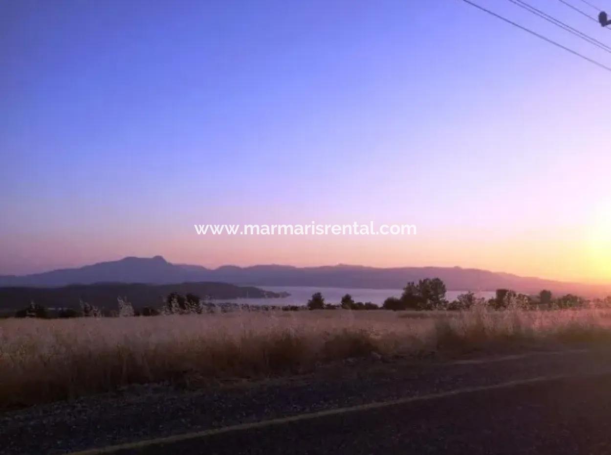 Die Stadt Von Köycegiz, Grundstück Zum Verkauf 19000M2 Ausbildung Absolvierte Er Das Viertel Mit Blick Auf Den See