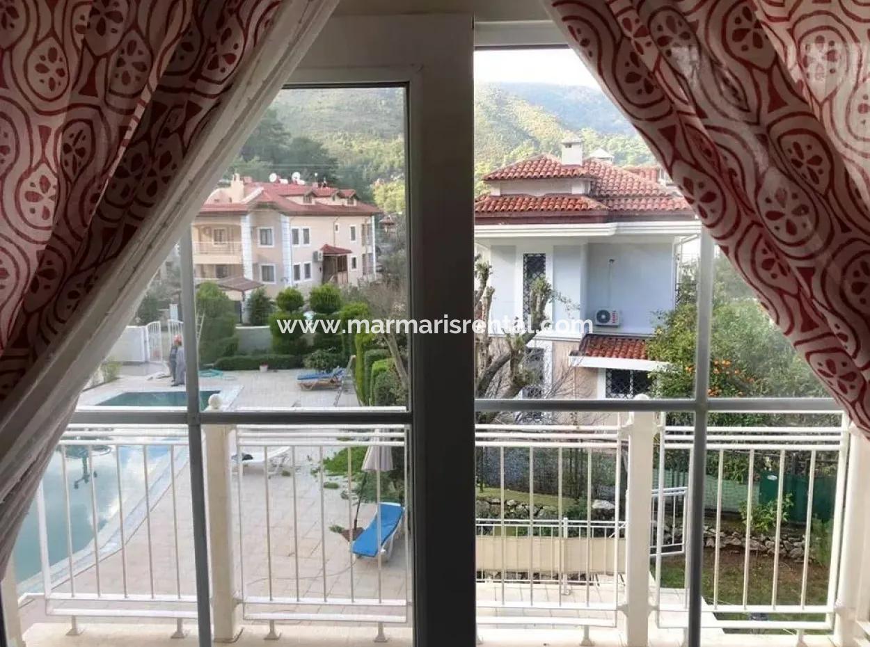 Luxus 3 Zimmer 1 Wohnzimmer Duplex-Wohnung Mit Pool Marmaris Icmeler