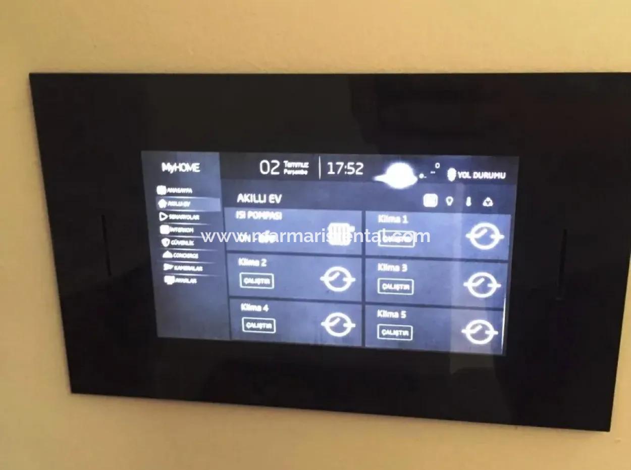 Schöne Villa Zum Verkauf In Marmaris Beldibi District, Villa Smart-Villa 220 M2 4 Zimmer 2 Wohnzimmer