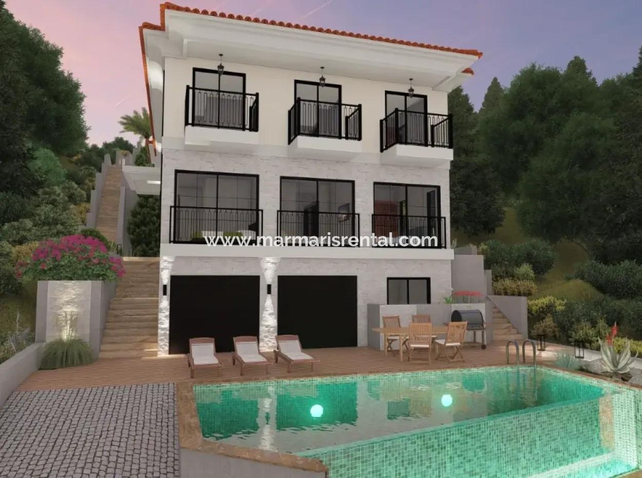 Boutique-Hotel Zum Verkauf Mit 20 Zimmern Infinity-Pool Mit Waldblick In Atakoy, 7 Km Von Akyaka, Mugla