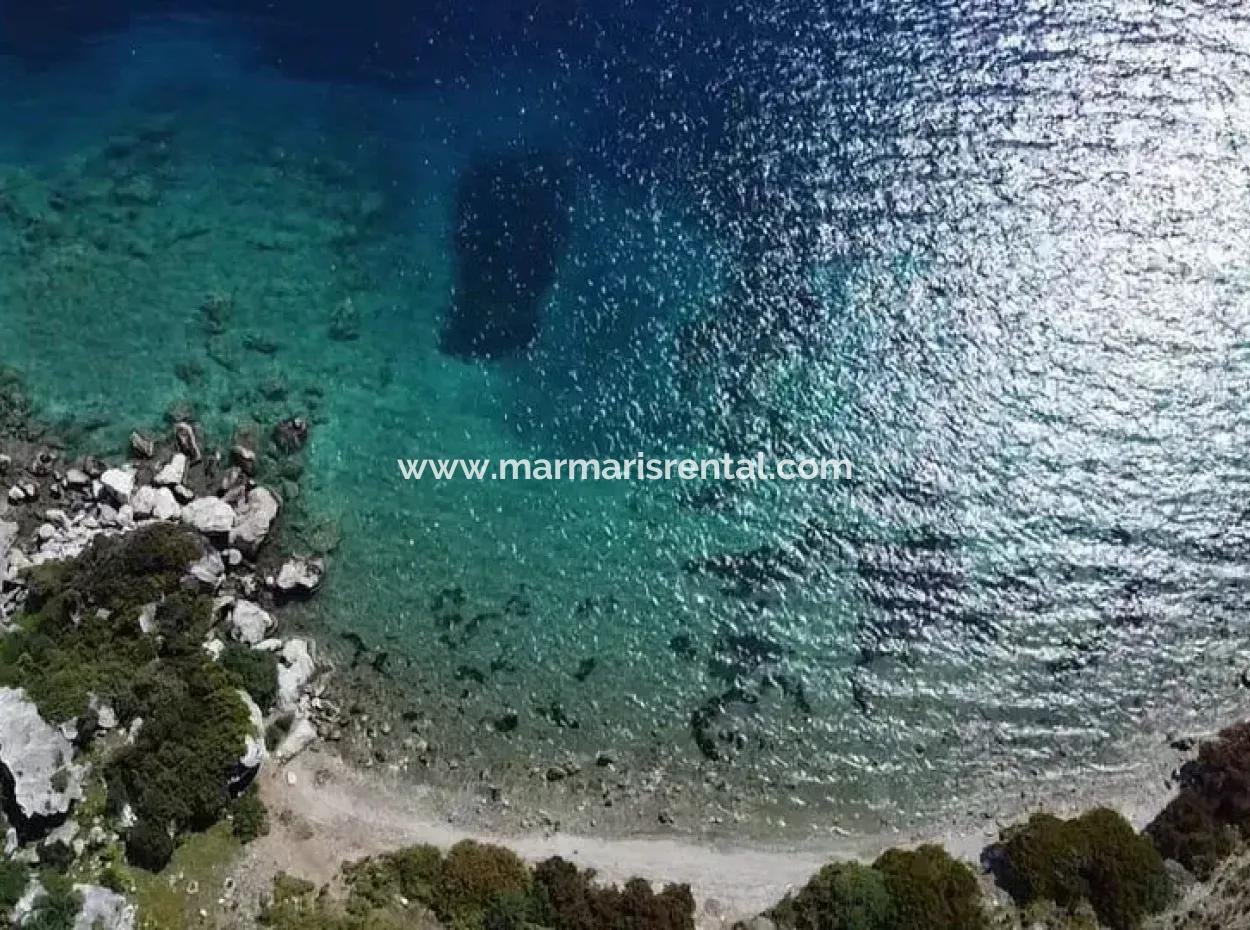 Feld Zum Verkauf Im Dorf Marmaris Söğüt Mit 500 M2 Meerblick 20 Meter Zum Meer