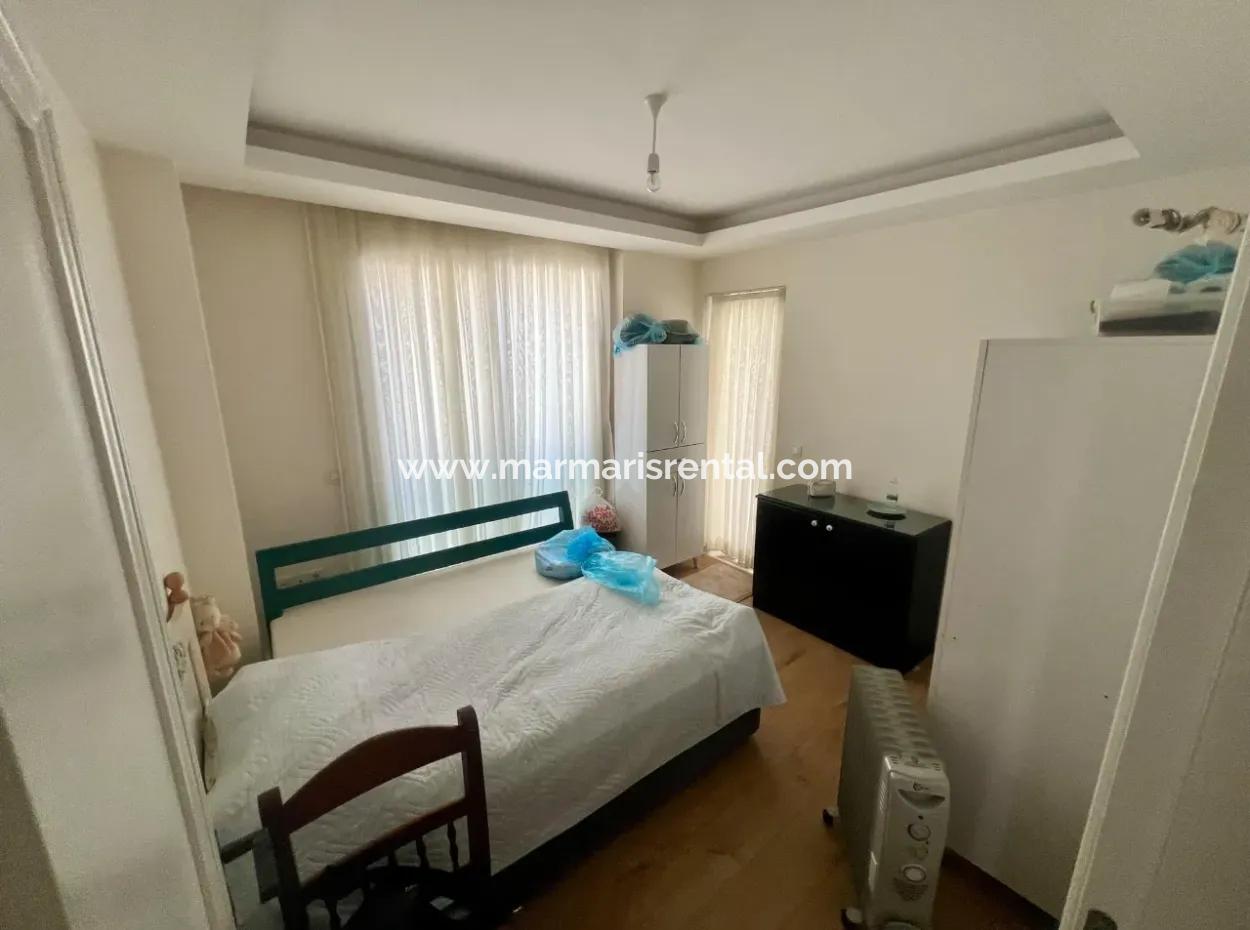 2 Zimmer, 1 Wohnzimmer, Neubau, Oberes Maisonette-Doppelzimmer, 90 M2, Wohnung Zum Verkauf Im Zentrum Von Marmaris, In Der Nähe Des Meeres