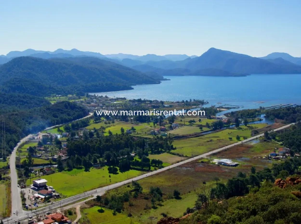 Unser 10000M2 Großes Gemeinschaftsland, Das Für Die Gewerbliche Nutzung Am Kanal In Marmaris Geeignet Ist, Steht Zum Verkauf