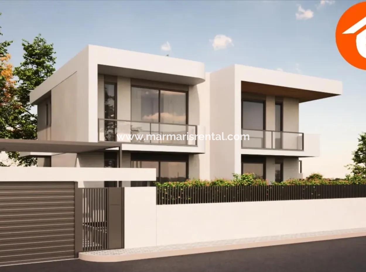 Brandneue Doppelhaushälfte Zum Verkauf Im Zentrum Von Marmaris Von Einem Immobilienmakler