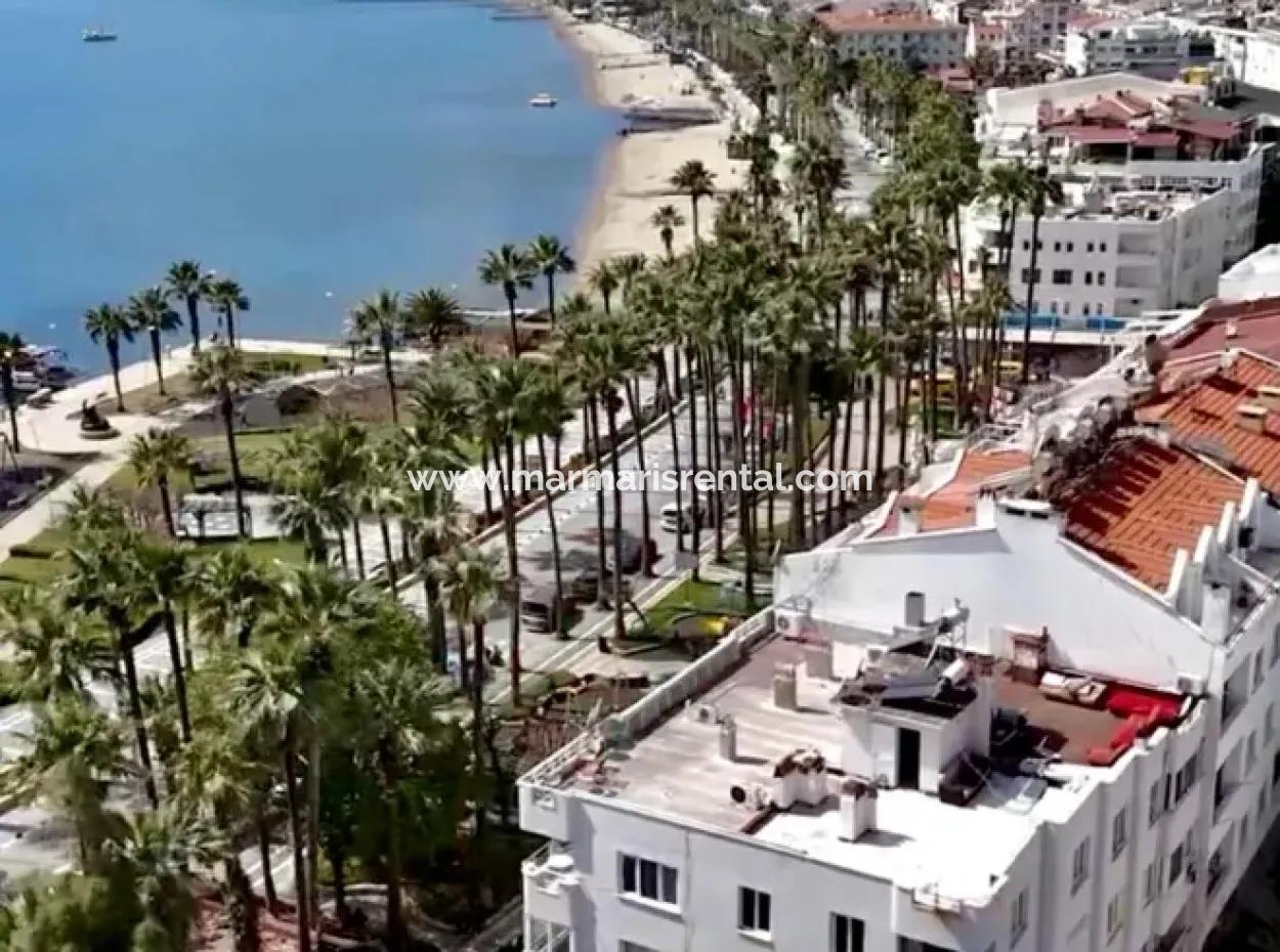 2 Zimmer 1 Wohnzimmer 106M2 Villa Wohnung Zum Verkauf In Herrlicher Lage Am Meer Im Zentrum Von Marmaris