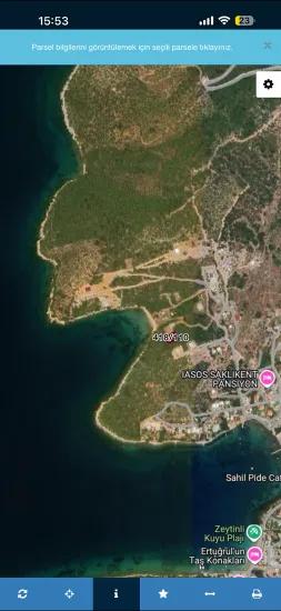 Milaş Am Strand In Der Nähe Von Kıyıkışlacıkta Direkt Am Meer Satılık 650 M2 Eigenes Grundstück