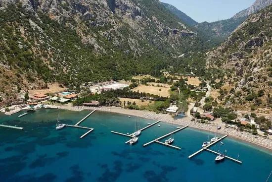 Marmaris Çiftlik Dorf In 2500m2 Nahe Am Meer Satılık Privatbesitz