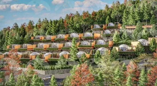 Marmaris Çetibelinde Wald Innerhalb 13.500 M2 Privat Nutzungsbereich