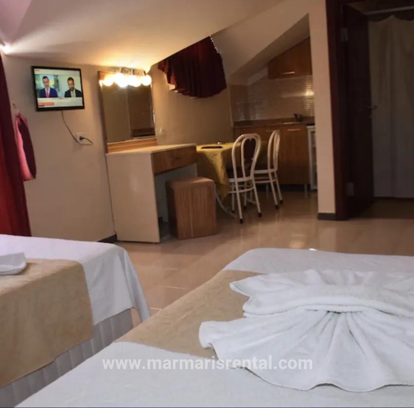 In the centre of Marmaris furnished rental 1+0 flat