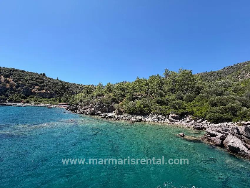 Marmaris Turunç cove with sea zero 4700 m2 controlled usage area
