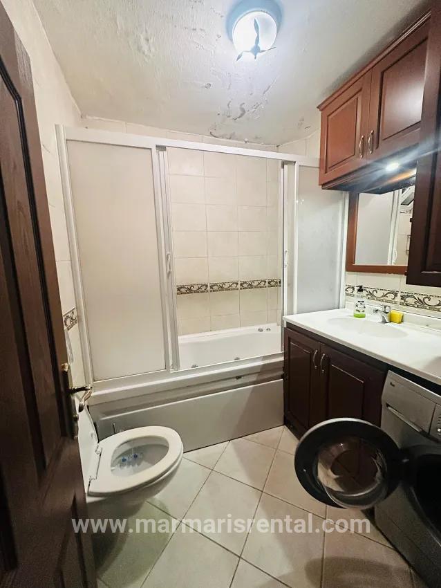 In Hisarönü, 2+1 Furnished Rental Flat – 100 m to the Coast