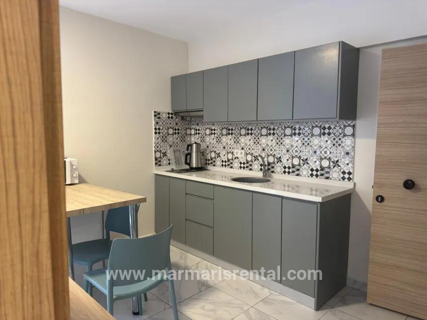 1+1 Bedroom Apartment For rent in Siteler Nbh. Marmaris - 55 m²