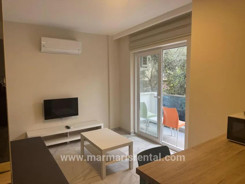 1+1 Bedroom Apartment For rent in Siteler Nbh. Marmaris - 55 m²