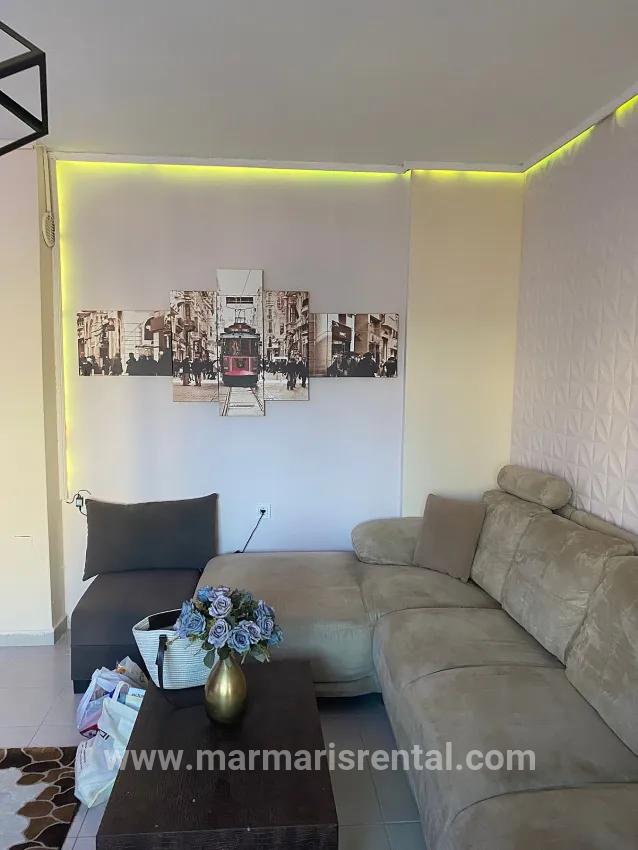 2+1 Bedroom Apartment For rent in Çıldır Nbh. Marmaris - 85 m²
