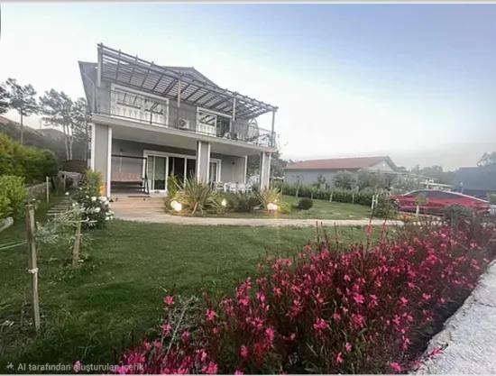 Fully Detached 4+1 Furnished Rental Listing – 400 m² Private Garden, 30 m² Terrace – Hisarönü Neighbourhood