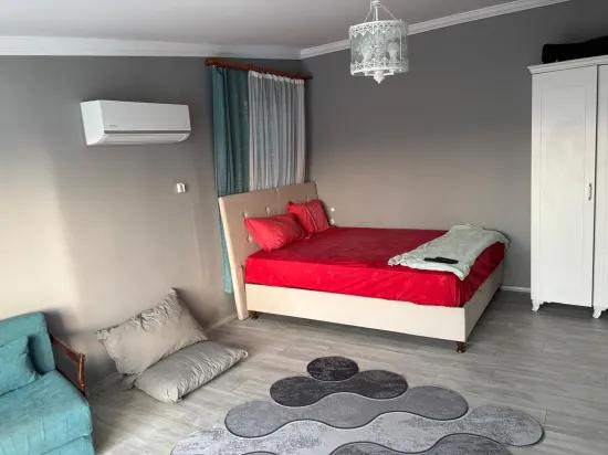 In Camiavlu, Marmaris Detached with Pool & Spacious Garden 4+1 Furnished For Rent Luxury Triplex