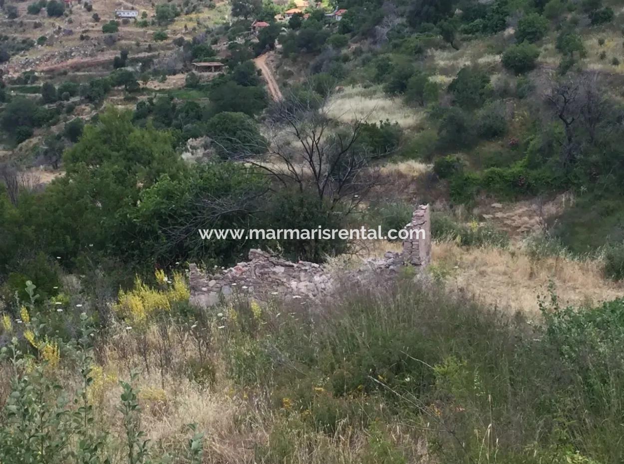 Akbuk, Mugla Province, County And Neighborhood Of The House In A Plot Of 3500 M2 In Zeytinkoy 2 Current Land Plot For Sale
