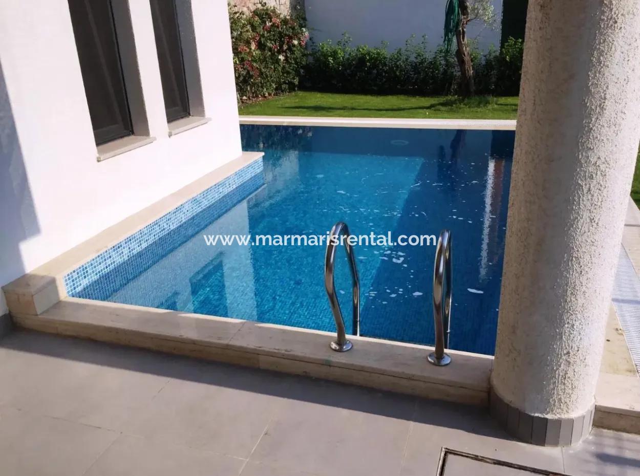 Beautiful Villa For Sale In Marmaris Beldibi District Neighborhood, Villa Smart Villa 220 M2 4 Rooms 2 Living Room