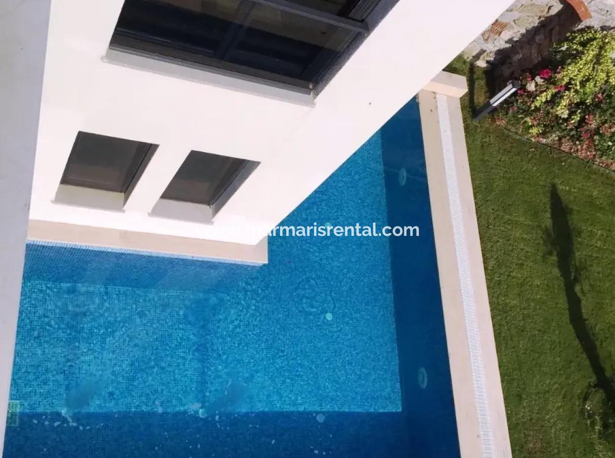 Beautiful Villa For Sale In Marmaris Beldibi District Neighborhood, Villa Smart Villa 220 M2 4 Rooms 2 Living Room