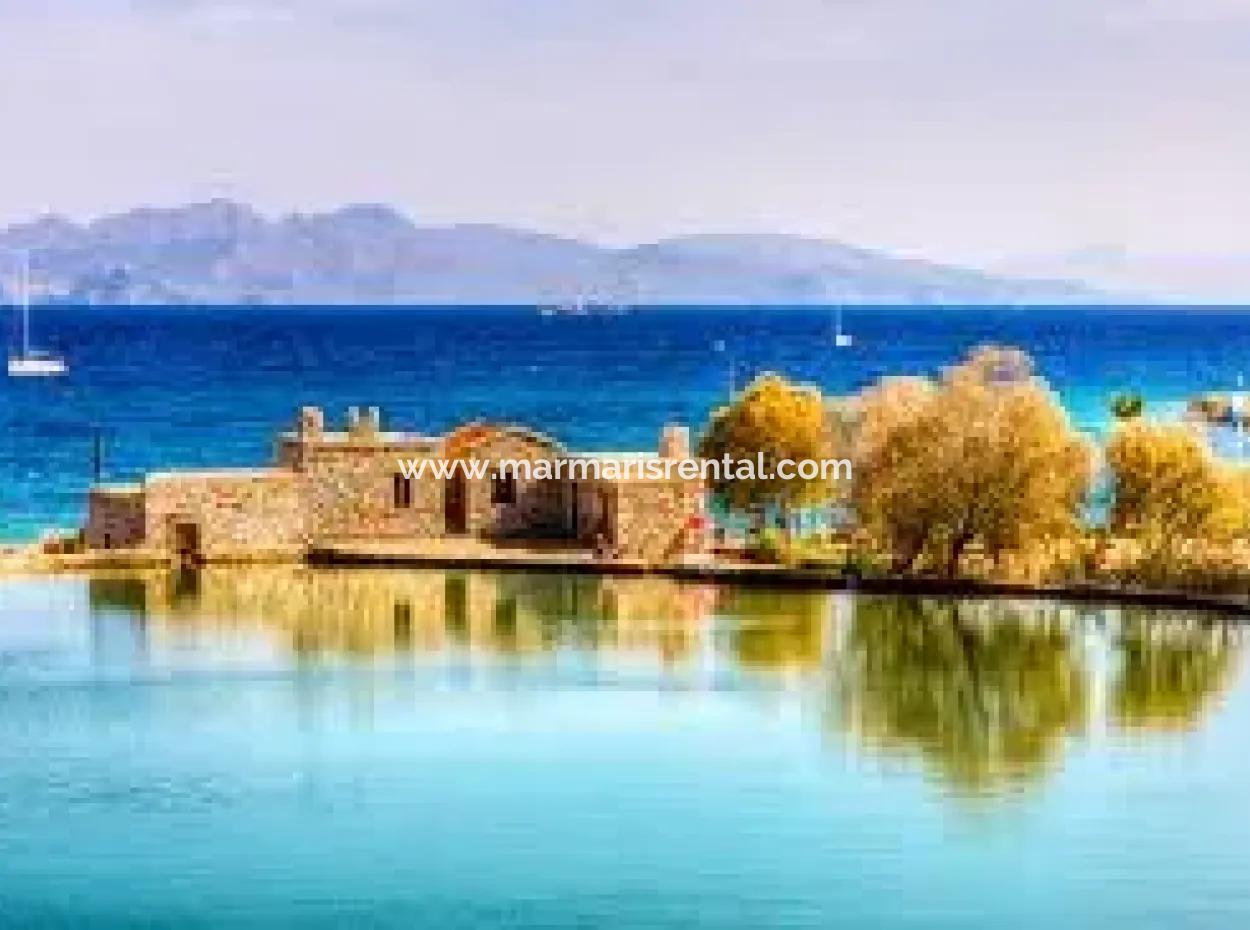 Land For Sale Suitable For The Construction Of A Seafront Hotel With 10000M2 Tourism Zoning At The Seafront In The District Of Datca