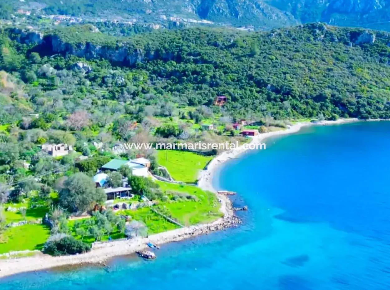 Marmaris Söğüt Village 378M2 Suitable For Investment By The Sea 378M2 Field For Sale