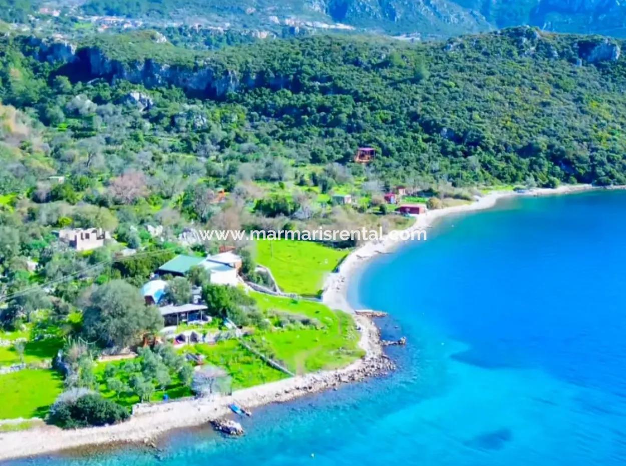 Marmaris Söğüt Village 378M2 Suitable For Investment By The Sea 378M2 Field For Sale