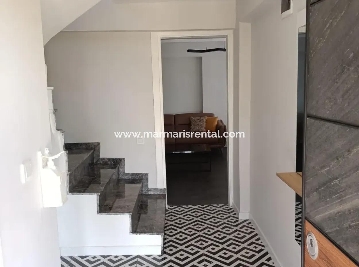 Villa For Sale In Marmaris Söğüt Village, With Magnificent Sea View, Swimming Pool, Parking, 3 Rooms, 1 Living Room, Garden, 200M2 Usage Area