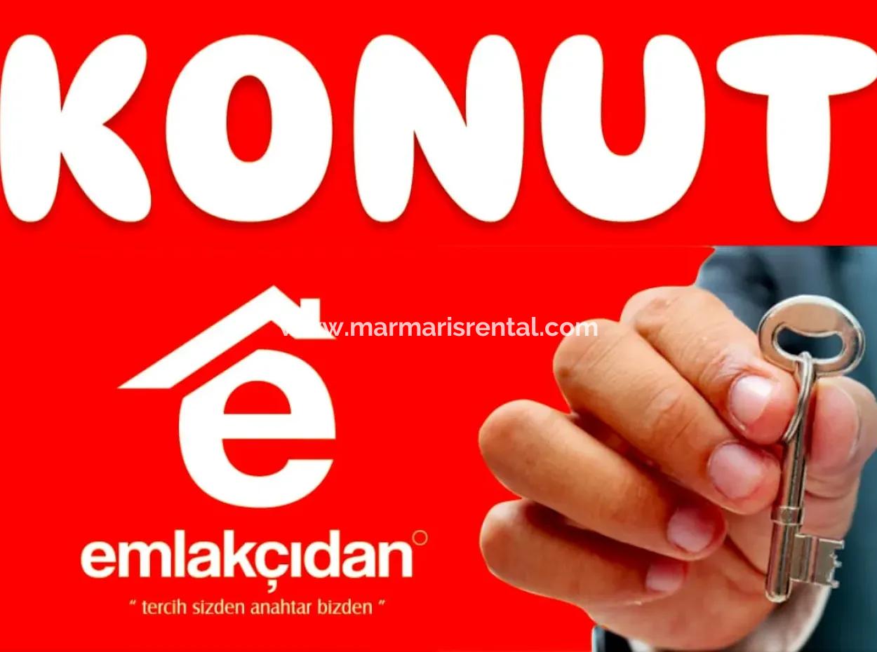 New Building With Detached Swimming Pool Close To The Sea In Icmeler Neighborhood Of Marmaris District 3 Rooms 1 Living Room 3 Bathrooms 200M2 Ultra Luxury Villa For Sale On A Plot Of 350M2