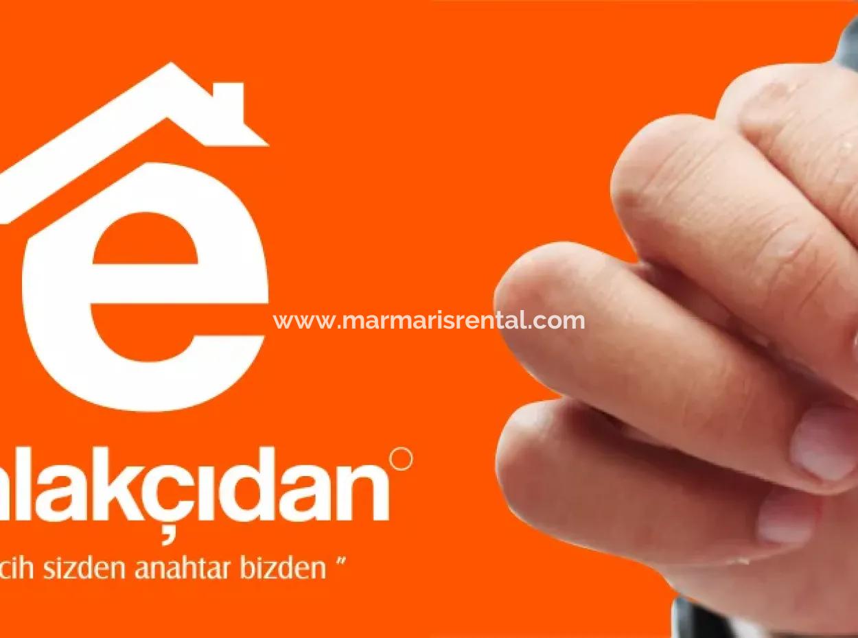 Our 10000M2 Shared Land Suitable For Commercial Use By The Canal In Marmaris Is For Sale