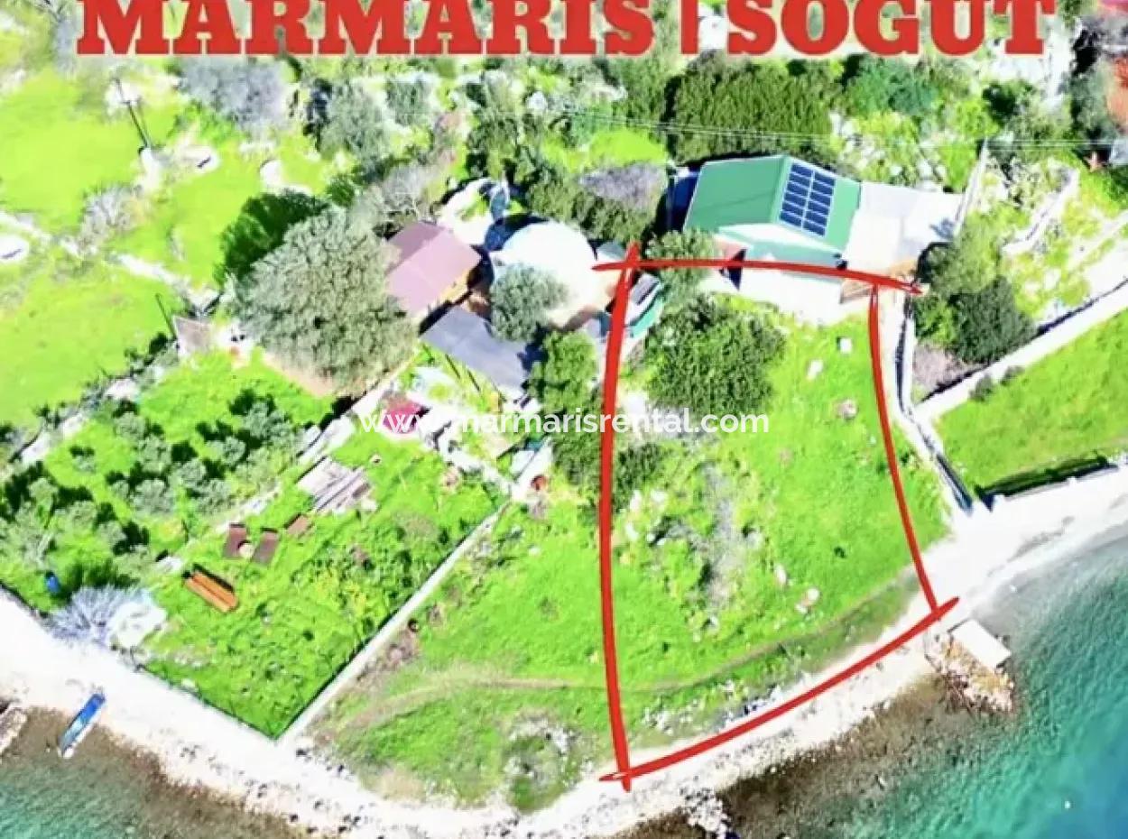 A 380M2 Land For Sale By The Sea In Söğüt Neighborhood Of Marmaris District From A Real Estate Agent