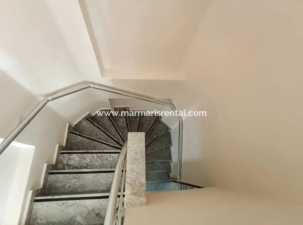 3 1 Garden Duplex Apartment For Sale In Beldibi Neighborhood Of Marmaris District In A Complex With Nature View Swimming Pool