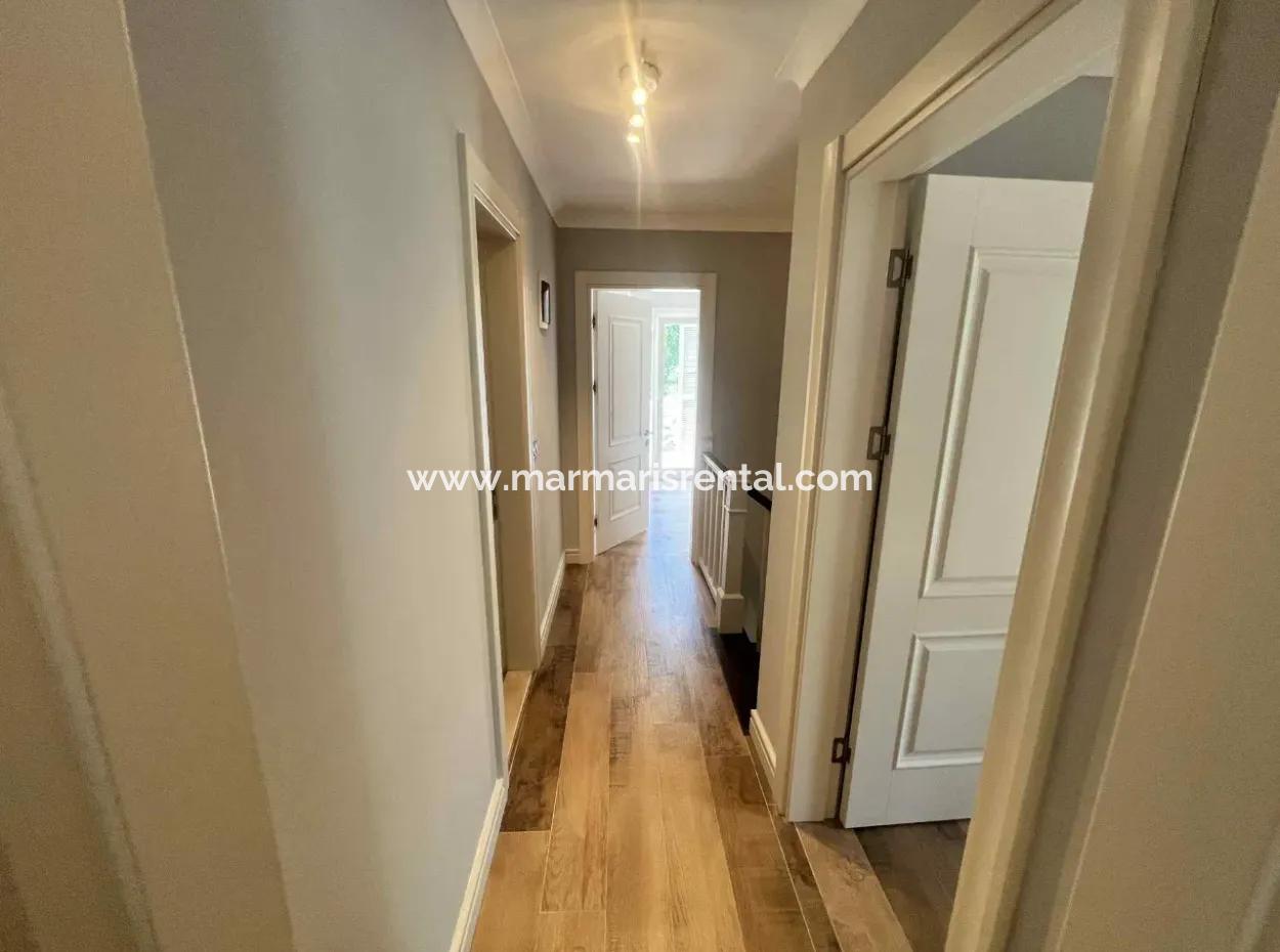 3 Rooms 1 Living Room 140M2 2 Villas For Sale With Swimming Pool With Magnificent Sea View In Selimiye Neighborhood Of Marmaris District