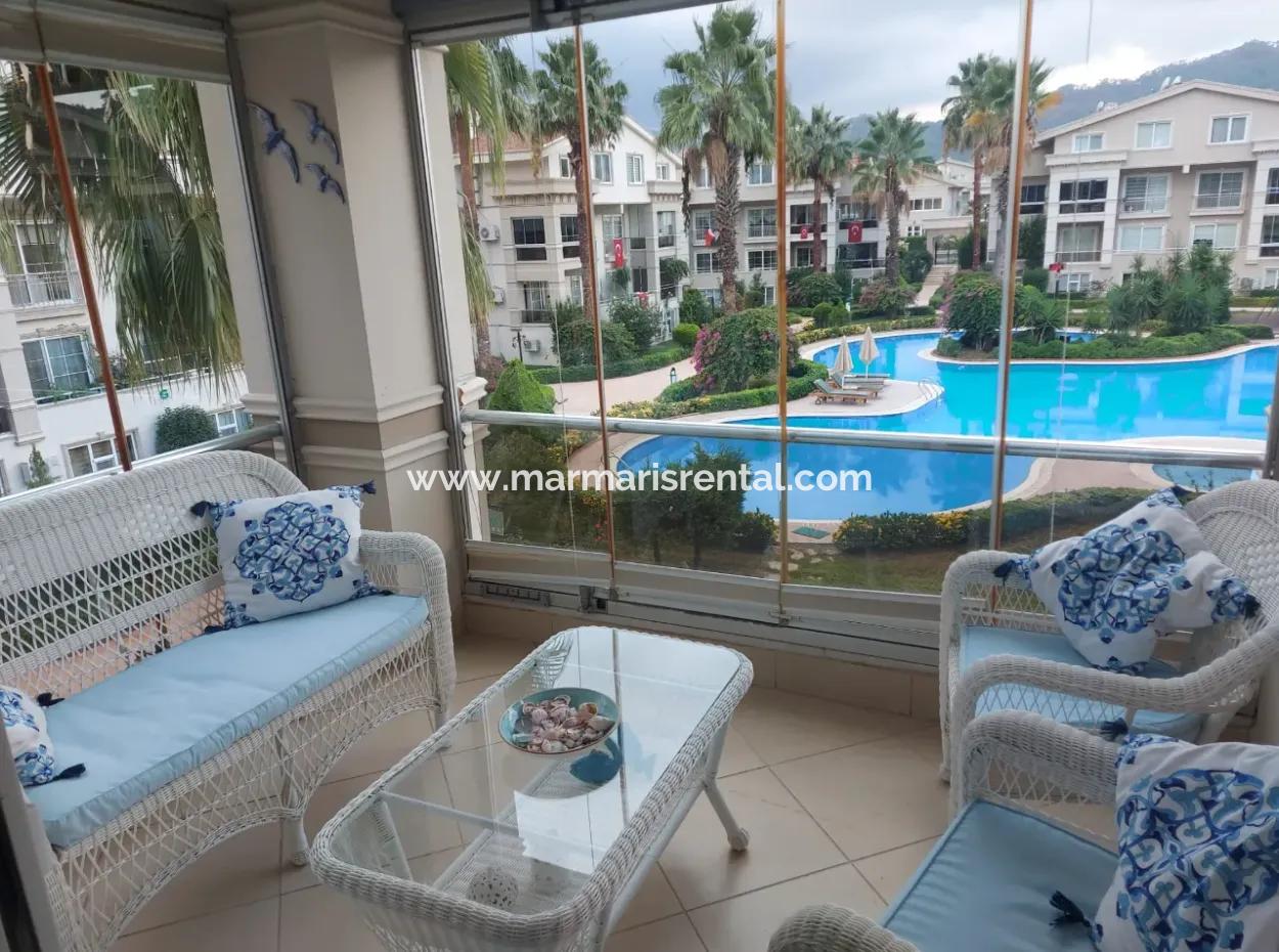 3 1 Furnished-Unfurnished Flat For Rent In Camiavlu Neighborhood Secure Site With Pool