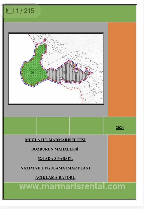 Для продажи Сюжет в Bozburun Marmaris - Под Коммерческий застройку - 32.000 m²