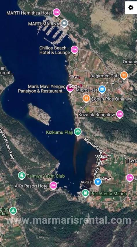 Для продажи Поле в Orhaniye Marmaris - Под Поле застройку - 1.250 m²
