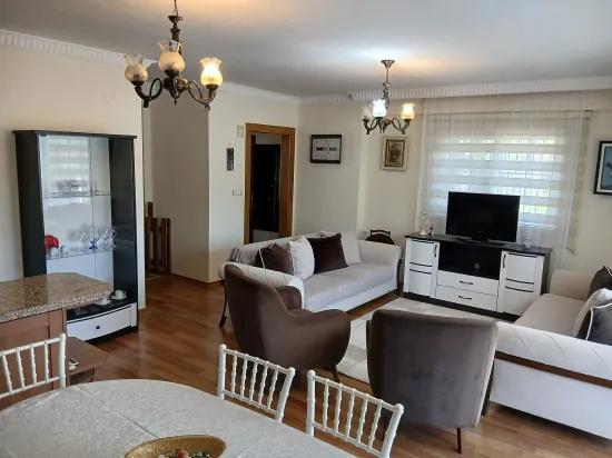 с отдельным входом и бассейном в комплексе 2+1 на продажу дуплекс квартира İçmeler