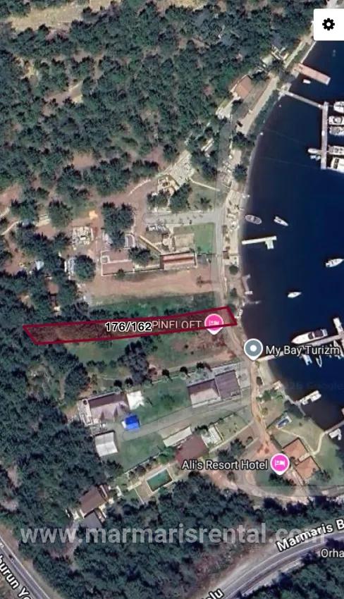 Marmaris Orhaniye Mah. Satılık Tarla - Turizm İmar Durumlu - 1.137 m²