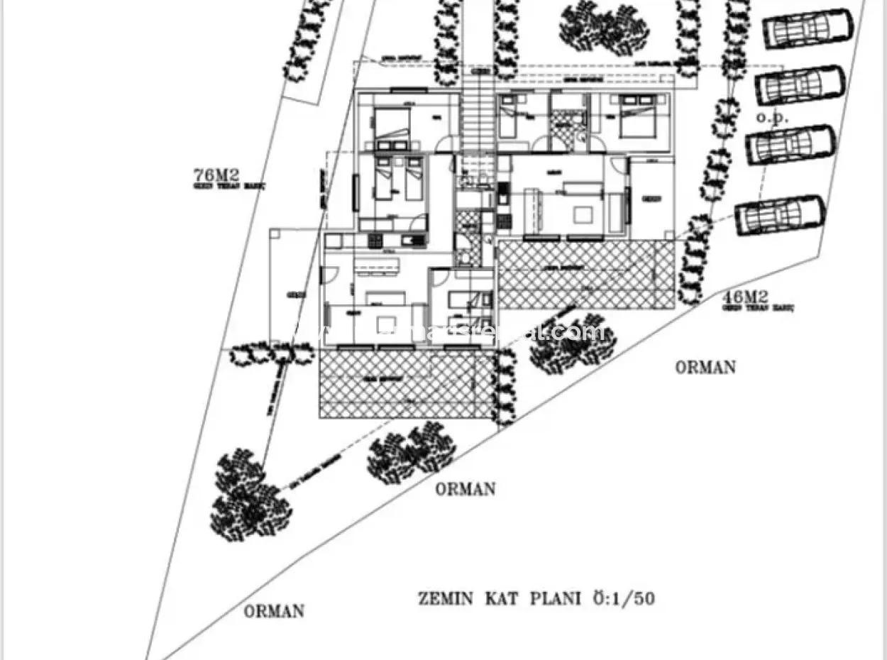 Muğla İli Ula İlçesi Gökçe Mahallesinde Orman Manzaralı Denize 2 Km Mesafede Yüzme Havuzlu Satılık Lüks Daire