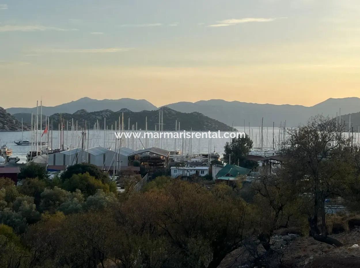 Marmaris Bozburun Mahallesinde Deniz Manzaralı 8 Odalı Satılık Butik Otel