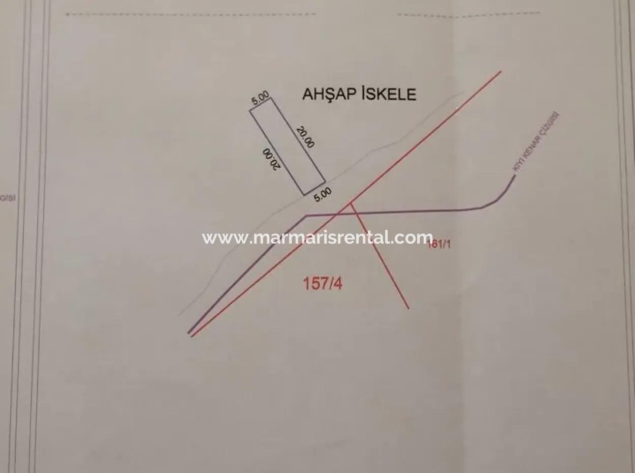 Marmaris Denize Sıfır Satılık Yat Çekek Yeri,Marina,Butik Otel Arsası 4000M2