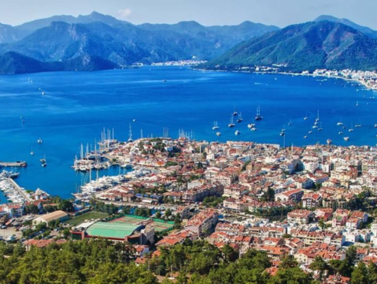 Marmaris Merkezinde İmarlı 1100 M2 Satılık Arsa